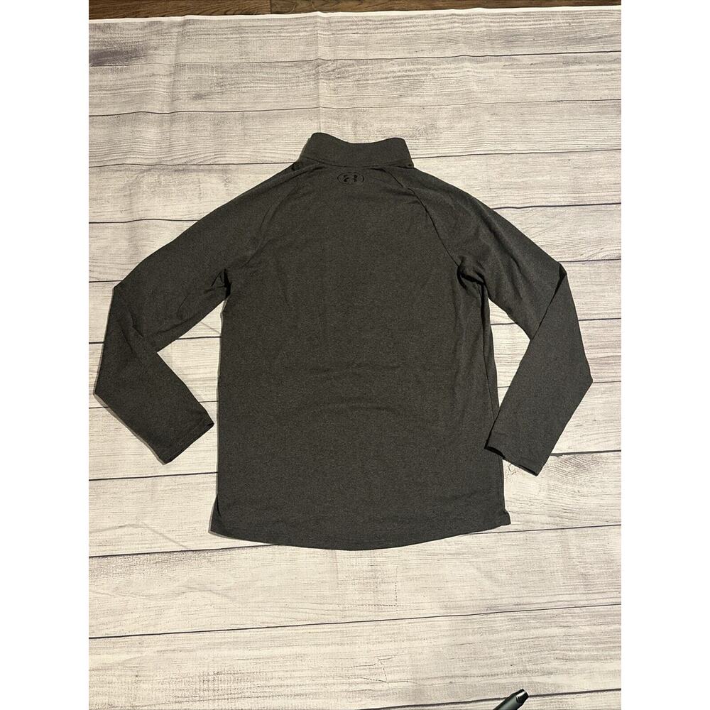 Under Armour Mens Small 1/4 Zip Pullover Long Sleeve Loose Fit DarkGrey - Picture 5 of 6